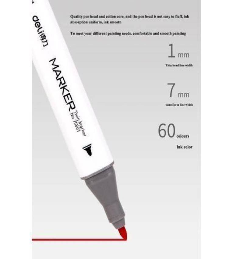 Marqueurs Touch Marker Couleurs vibrantes et séchage rapide pour un dessin et design professionnels